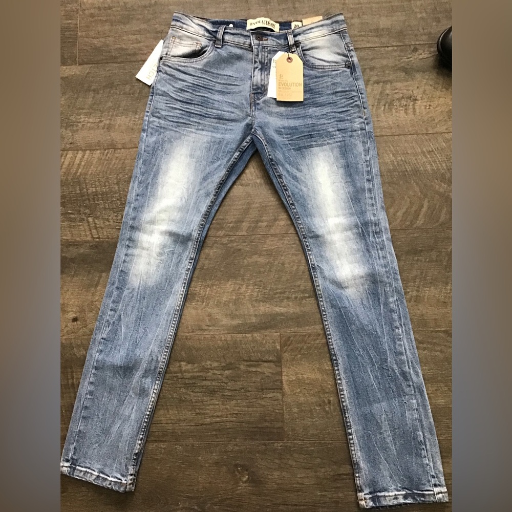 Evolution in design slim fit stretch denim jeans.NWT